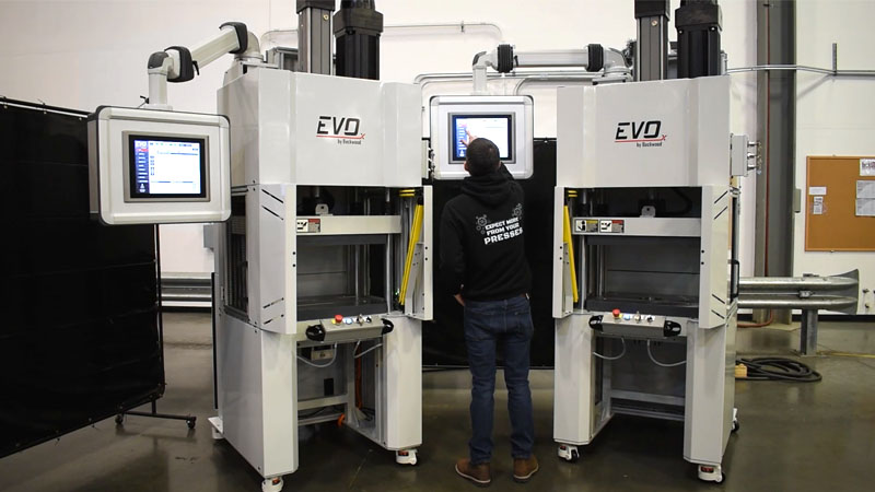 15-ton servo-electric press with intuitive HMI video