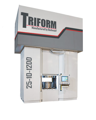 Triform 25-10-12DD Deep Draw Sheet Hydroforming Press with Integrated tool change system