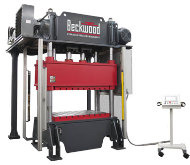 4 post forming press by beckwood press