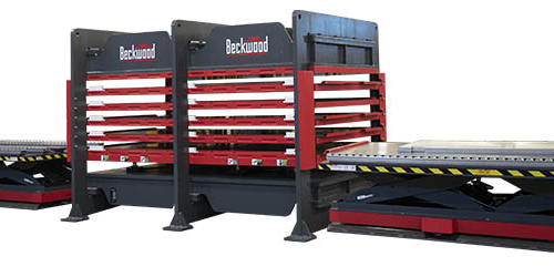 665 up acting injection molding press, beckwood press