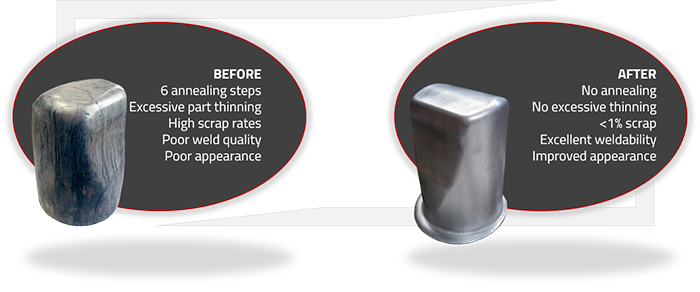 sheet hydroforming eliminates annealing